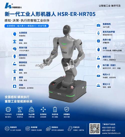 hsrobot赋能工厂柔性智造新变革华数新一代工业人形机器人即将上市当